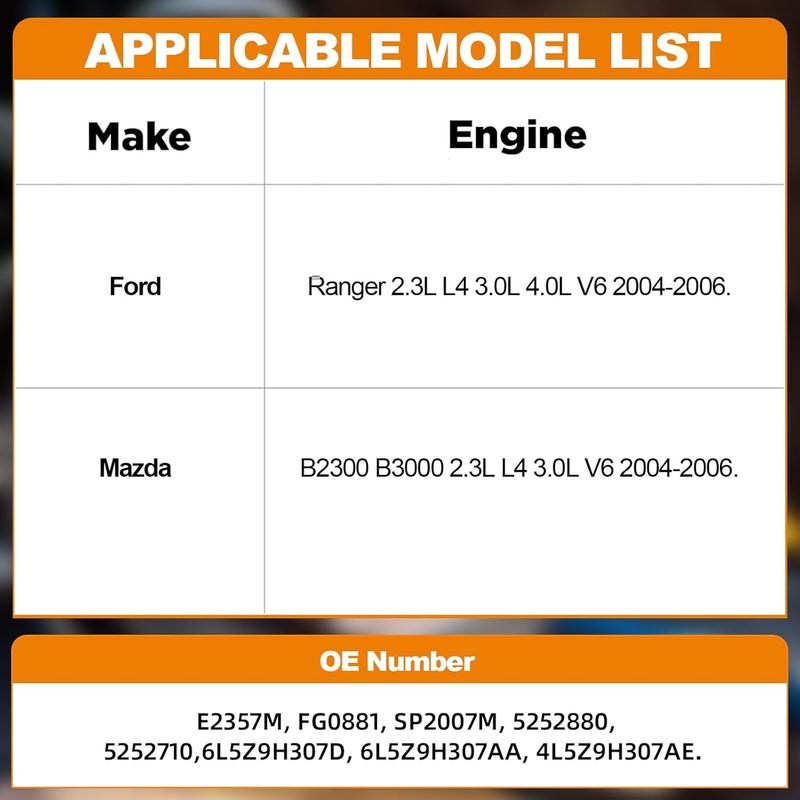 DIRBOERF Electric Fuel Pump Assembly for Ford Ranger and Mazda B2300/B3000 (2004-2006) - Image 3