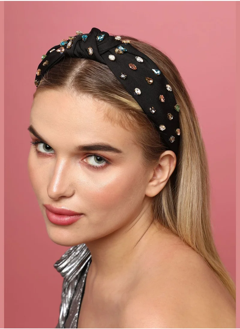 SOHI Trendy Designer Stone Western Wear Hair Band For Women