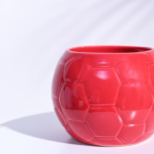 UGAOO Football Ceramic Pot (Red) - Image 2