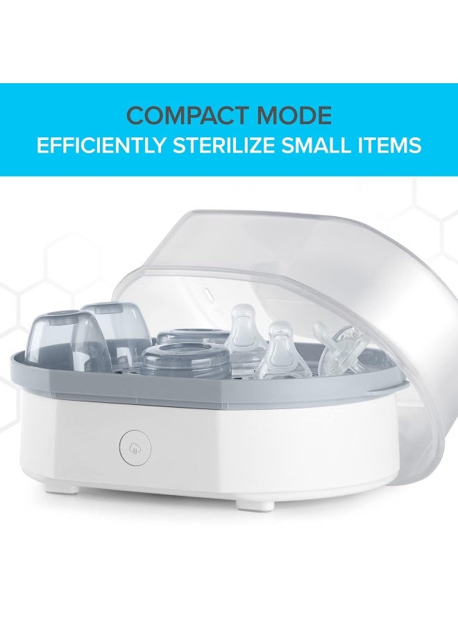 Chicco جهاز تعقيم بخاري كهربائي 3 في 1 من شيكو للزجاجات، ملحقات التغذية، وأكثر | يقضي على 99.9% من الجراثيم | 3 تكوينات | إيقاف تلقائي وتشغيل هادئ - Image 5