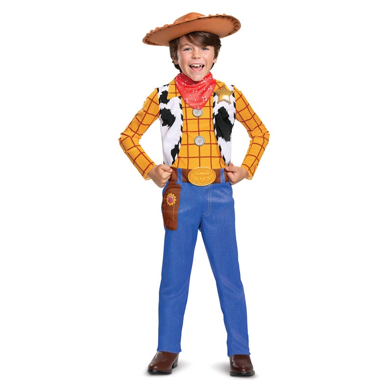 Disguise Disney Toy Story 4 Woody Costume, Officially Toy Story 4 Costume for Children, S (4-6) - Image 1