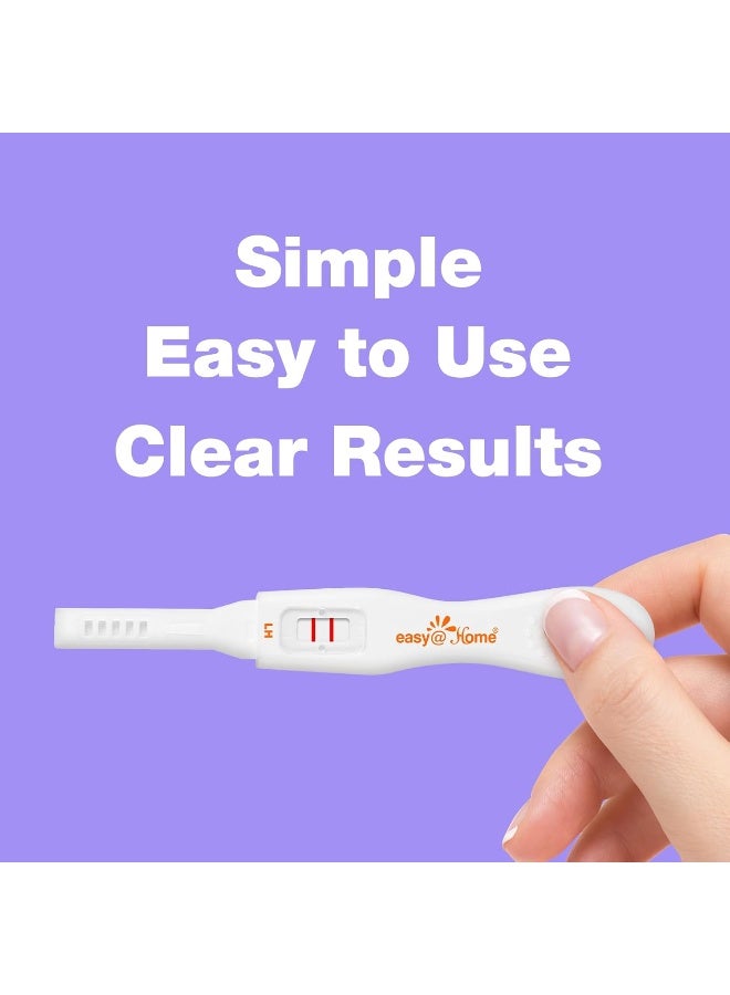 Easy@Home 25 Ovulation Predictor Kit Test Sticks, FSA Eligible Midstream Fertility Tests, Powered by Premom Ovulation Predictor App and Period Tracking - Image 4