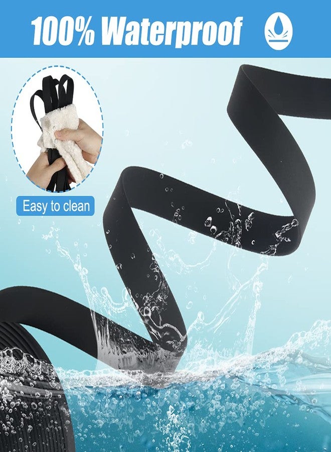 Vivifying Waterproof Dog Leash, 32FT Long Leash Durable Dog Recall Training Lead Great for Outdoor Hiking, Training, Yard, Beach,Lake and Swimming(Black) - Image 2