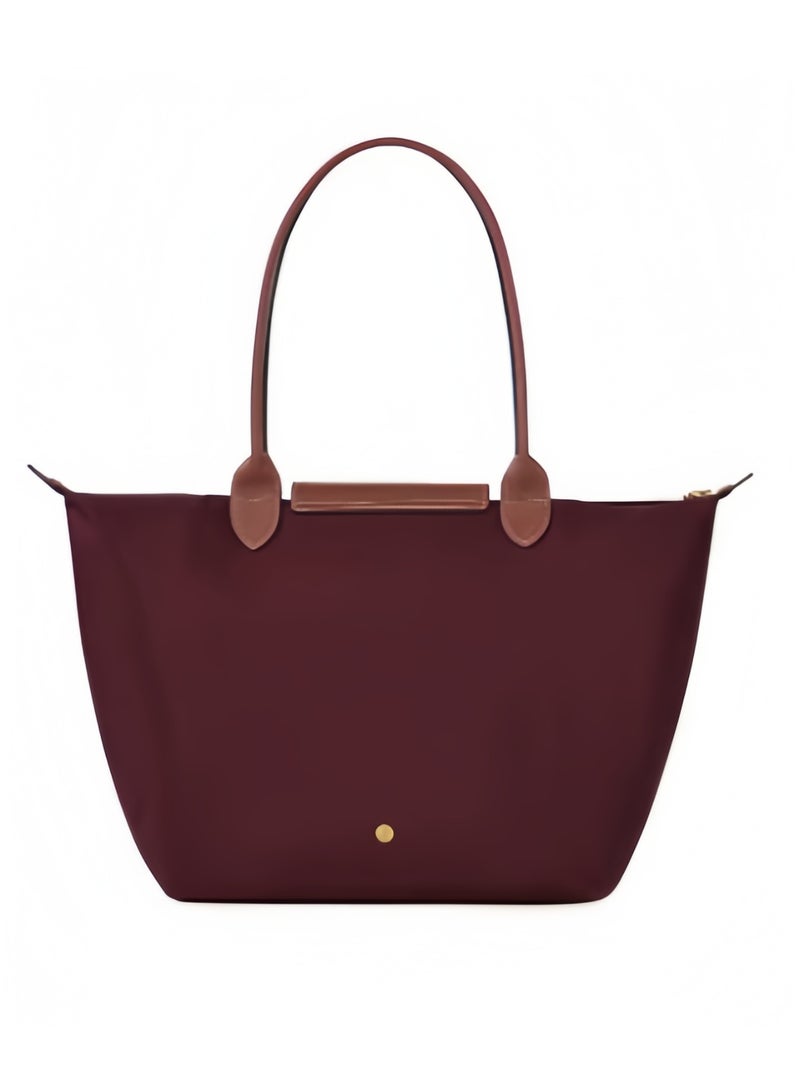 لونج شامب حقائب طويلة شانغ لا بلياج بمقابض كبيرة للكتف للنساء، حقيبة مكياج كبيرة متعددة الاستخدامات، حقيبة يد، حقيبة كتف - Image 4