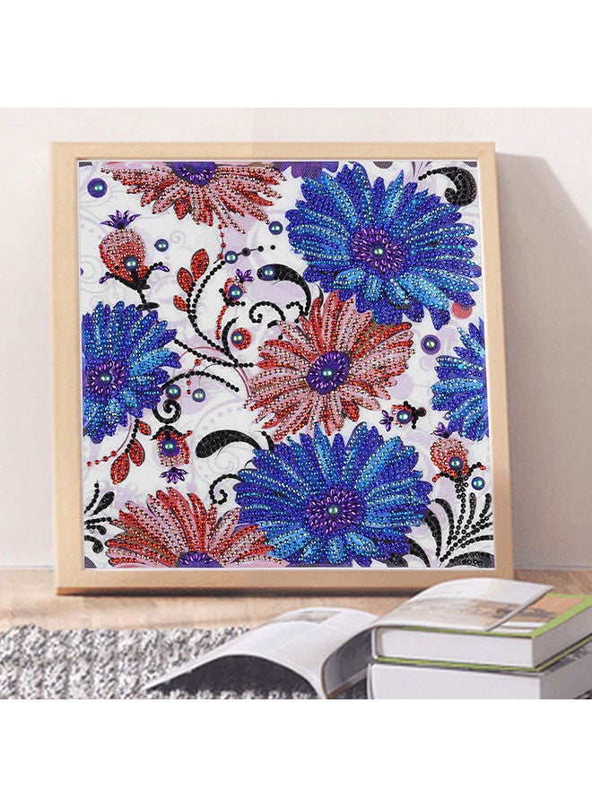 NIBEMINENT Diamond Painting Special Shaped Drill Embroidery Home Decoration Blue 40*2*30cm  - Image 2