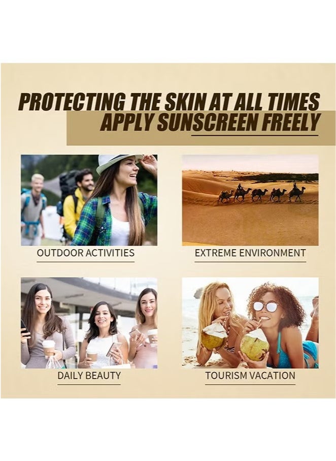 Jaysuing Rice Probiotics SPF50+ PA++++ 50ml Facial sunscreen, Have an Ultra Lightn and Non Greasy Texture, Suitable Under Makeup With Long Lasting Dry Matt Finish and Anti Shine Effect  - Image 4