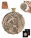CZYY MinZerTRPG Roulette Dice 30 Steampunk Dragon Spinner Dice for DND 7in1 Metal Tabletop RPG Dice Set with Pouch EDC Gadget Gift for Dice Goblins DM Fantasy Engineers Steampunk Dragon A - Image 2