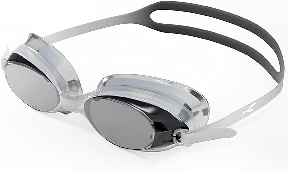 KONEX Anti-Fog UV Protection Swimming Goggles for Men, Women | Wide-Angle Vision with Silicone Comfort & Adjustable Strap | Perfect for Adults & Children (Black) - Image 1