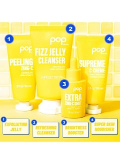 Popbeauty Fizz Jelly Cleanser | Textured Jelly Face Wash | Cleanses And Brightens Skin | Removes Makeup Residue | 3.4 Fl Oz - pzsku/Z9DD602BC3B4E9EBBEBDCZ/45/_/1683530058/d9cf4c86-fe47-4c61-9fbe-4fe1f388cfdb