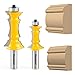 Newdeli Newdeli Frame Crown Mitered Door & Drawer Panel Molding Router Bit Set 1/2" Shank ,  Woodworking Milling Cutters 2PCS,  - Image 2