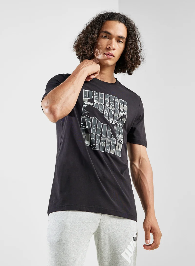 PUMA Graphic Camo T-Shirt