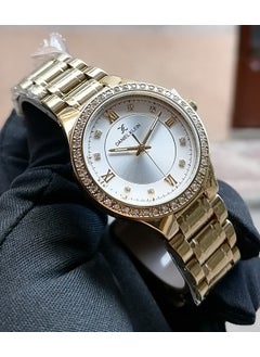 DANIEL KLEIN Gold Steel Strap Women's Wristwatch Waterproof  - Image 1