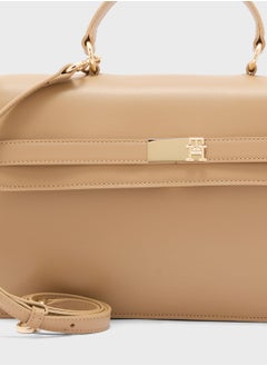TOMMY HILFIGER Logo Detail Zip Over Tote  - Image 4