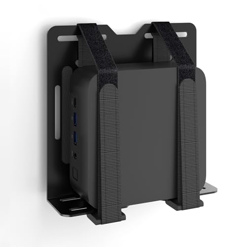 Bedycoon Mini PC Mount for GMKtec, Wall and VESA Mount for GMKtec G3/PLUS, G5, G9, M2 Pro, M3/Plus, M5 PLUS, M6, M7/ Pro, K1, K2, K3 Pro, K6, K7, K7P, K8/ PLUS, K10, K11 Adjustable Mini PC Mount with Screws - Image 1