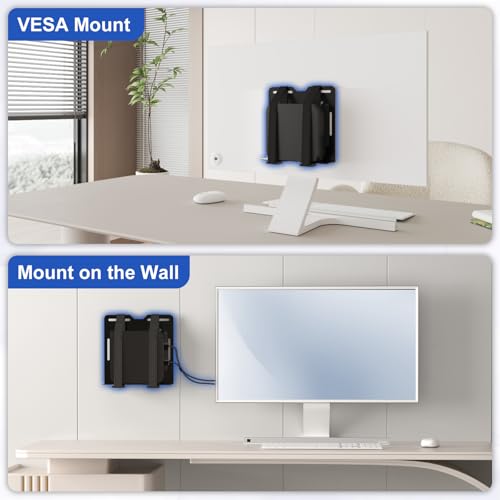 Bedycoon Mini PC Mount for GMKtec, Wall and VESA Mount for GMKtec G3/PLUS, G5, G9, M2 Pro, M3/Plus, M5 PLUS, M6, M7/ Pro, K1, K2, K3 Pro, K6, K7, K7P, K8/ PLUS, K10, K11 Adjustable Mini PC Mount with Screws - Image 3