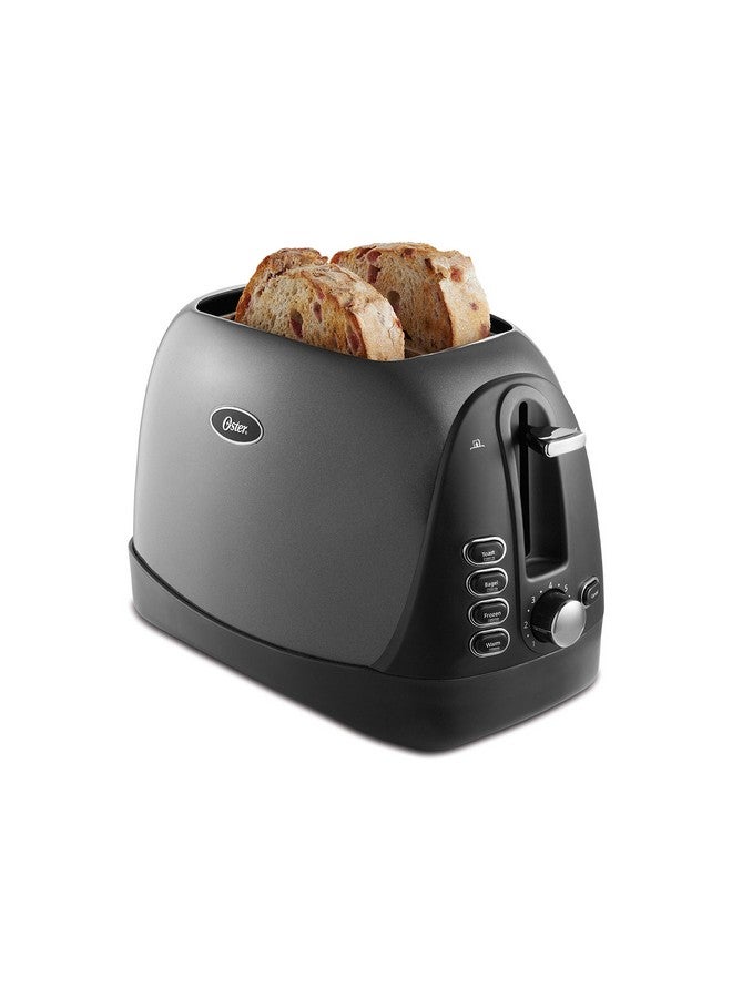Oster 2 Slice Bread Bagel Toaster Metallic Grey - Image 1