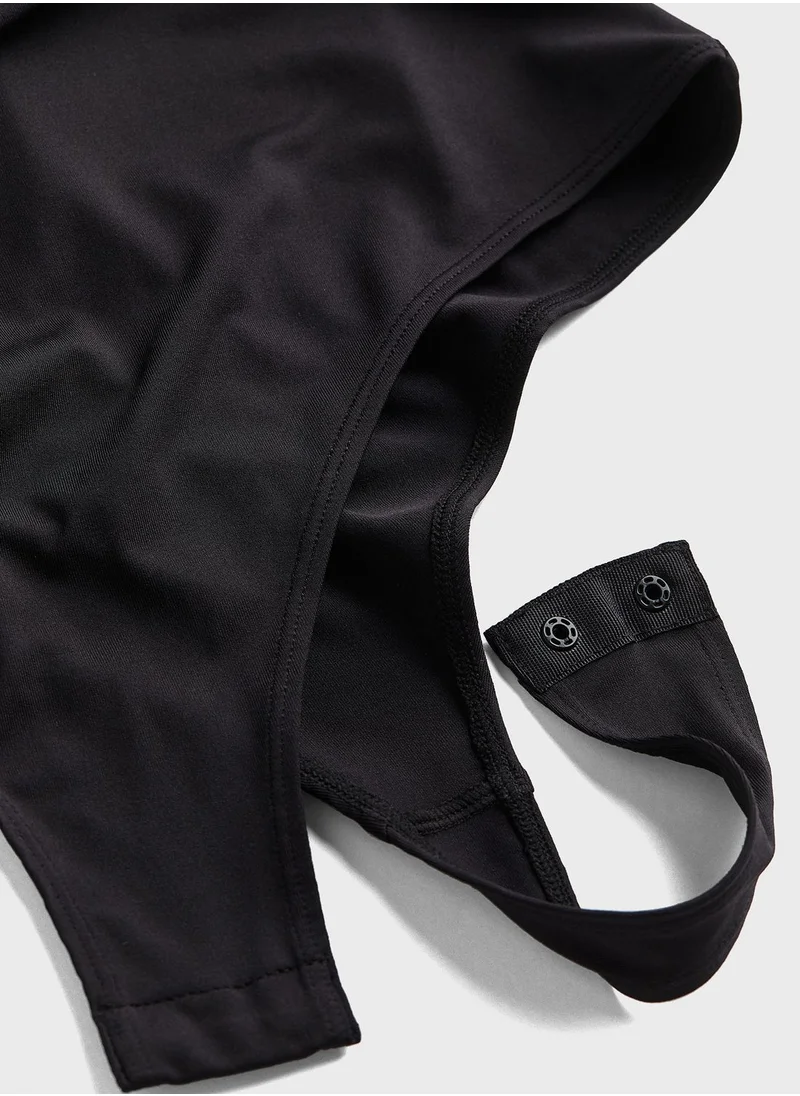H&M Jersey Thong Bodysuit