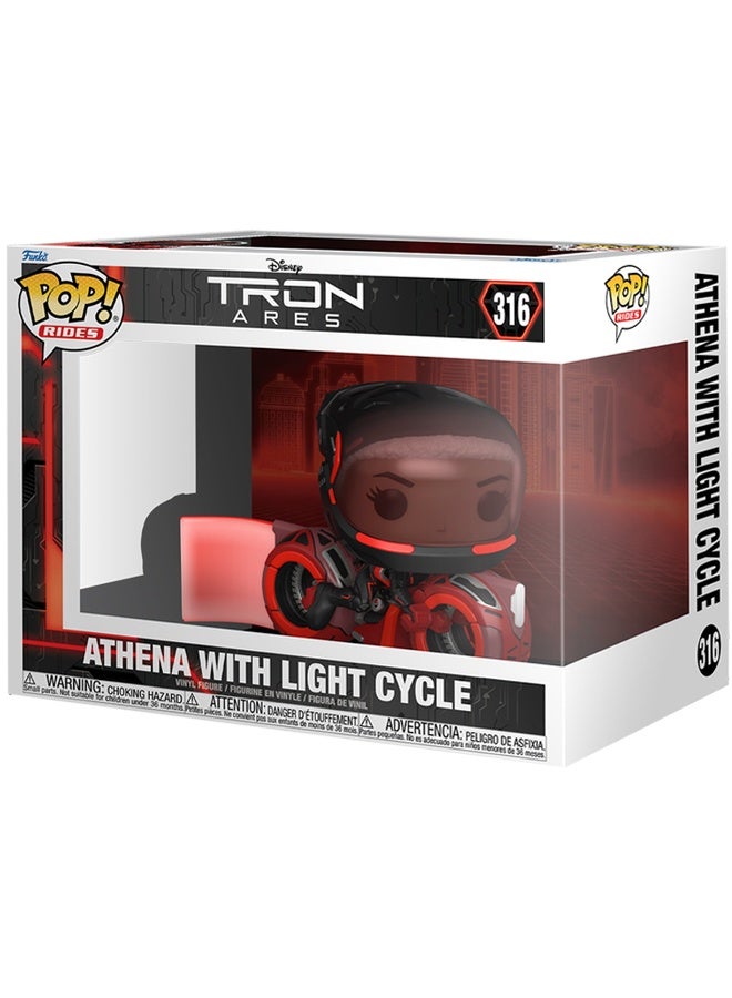 Funko Pop Ride! Movies: Tron: Ares - Athena with Light Cycle - Image 2