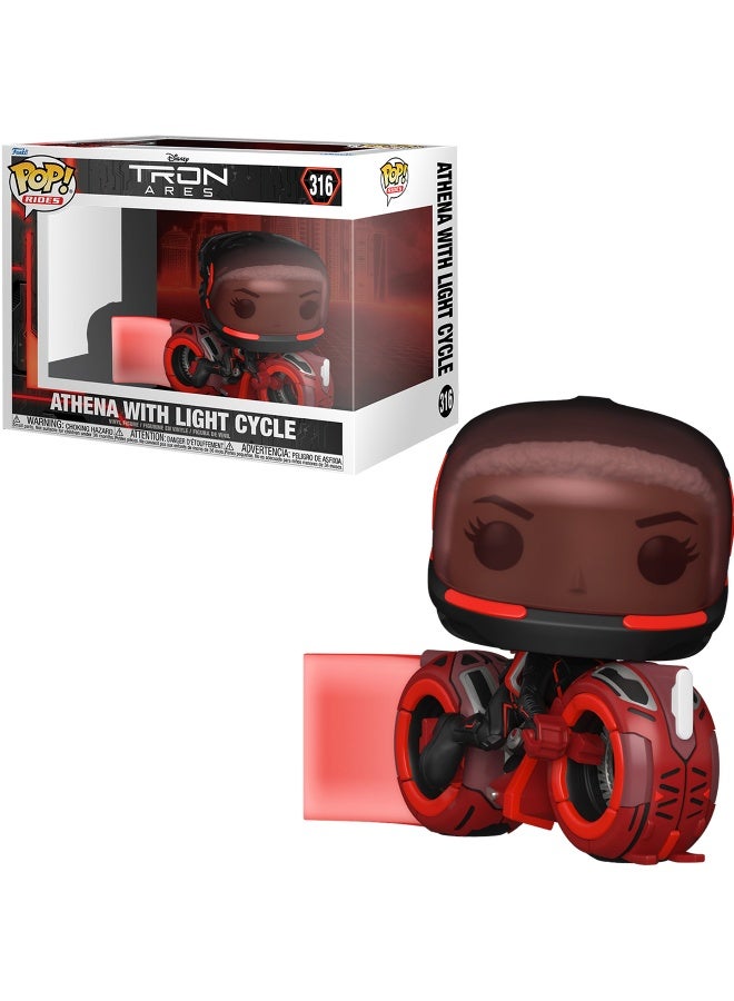 Funko Pop Ride! Movies: Tron: Ares - Athena with Light Cycle - Image 3