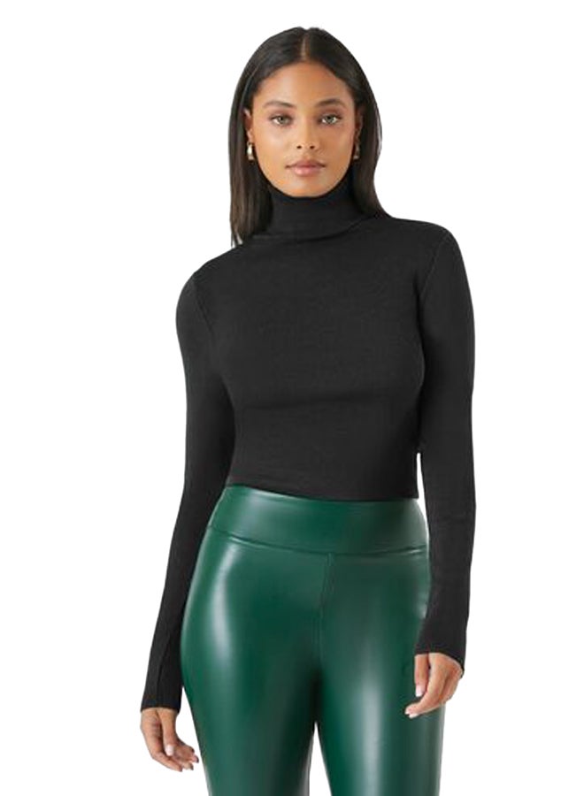 FOREVER 21 Fitted Turtleneck Sweater  - Image 2