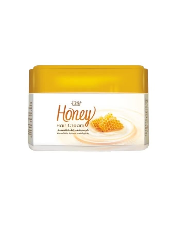إيفا كريم شعر بالعسل – تغذية عميقة ولمعان للشعر الجاف أو التالف – 185 جم - Image 1