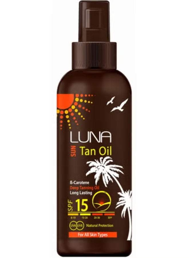 Luna Tanning oil spf 15/200 ml spray