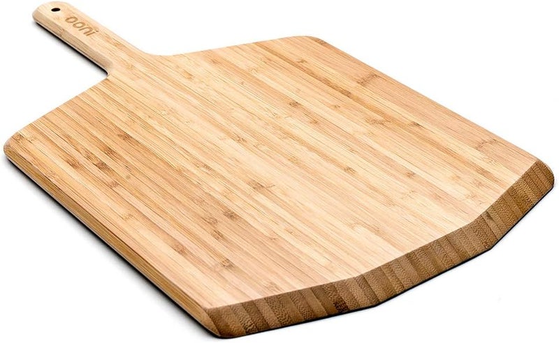 ooni 12” Bamboo Wood Pizza Peel –12 Inch Pizza Spatula Paddle, Wooden Pizza Cutting Board, Pizza Oven Accessories - Image 2