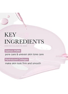 MEDIPEEL PDRN Pink Collagen Jelly Gel Mask, Skincare, 28g, 4ea  - Image 3