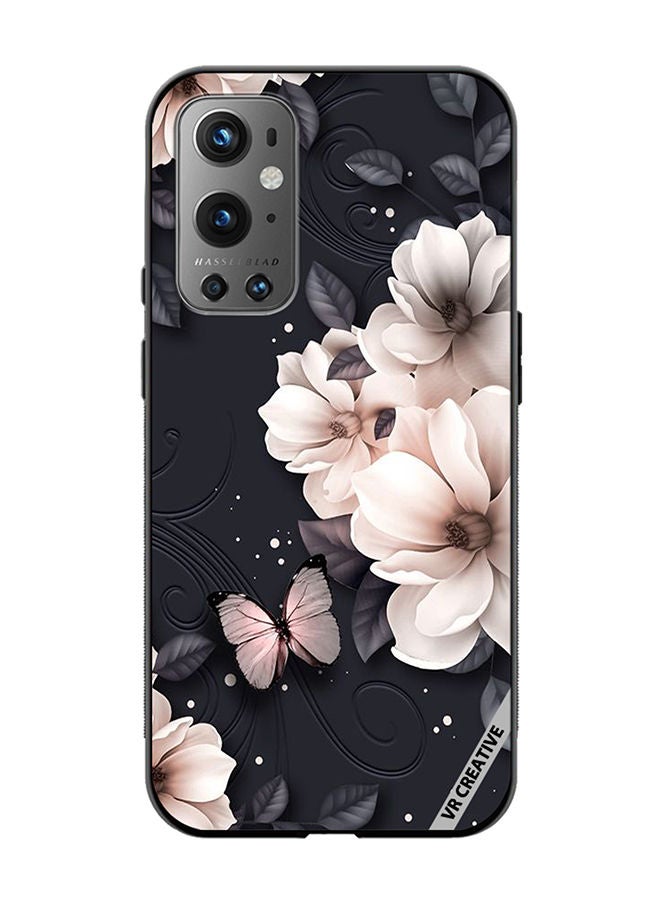 VR CREATIVE Protective Case Cover For OnePlus 9 Pro Flower Design Multicolour - Image 1