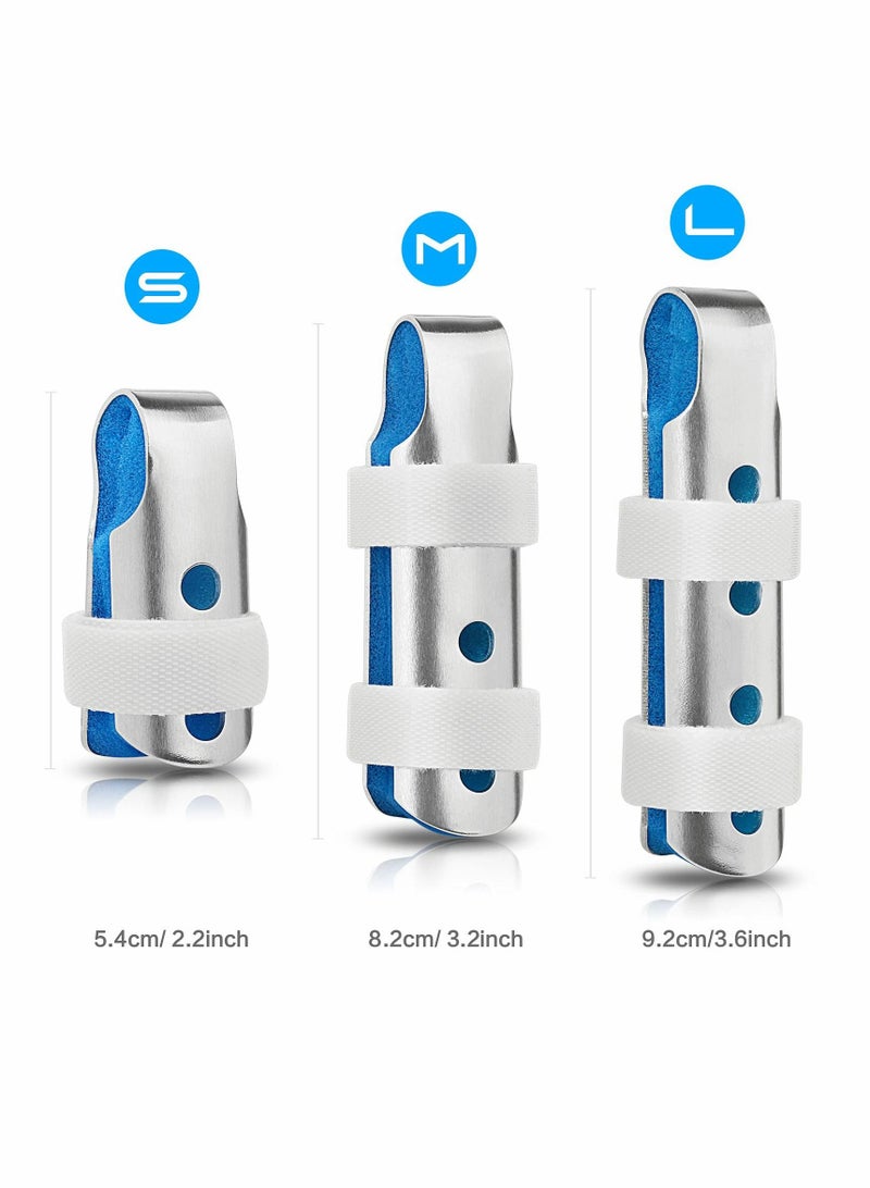 Excefore Finger Splint, 3 Size Aluminum Finger Splints, Metal Finger Support - Image 5