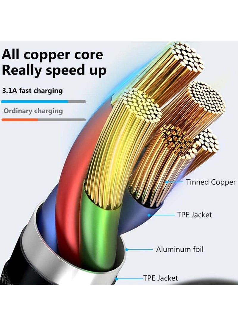 Brave - Brave 30w Type-C to Lightning Nylon Braided Data Cable 3.1A Fast Charging Charger for iPhone 14 Pro Max, iPhone 13 12 11 Pro Max Mini XS 1.2m (Blue) - Image 1
