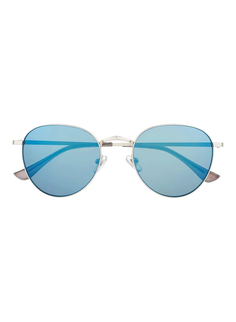 O'NEILL ONS-9013 Women Round Polarized Sunglasses Silver 52 mm