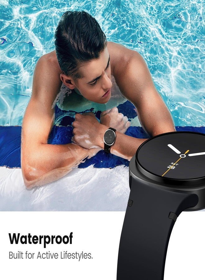 BandRain 6 Pack Sport Bands Compatible with Samsung Galaxy Watch 8 Band 40mm 44mm/Galaxy Watch 8 Classic 46mm, Waterproof Soft Silicone Strap Wristband for Galaxy Watch 8/8 Classic 2025 Women Men (6 - Image 3