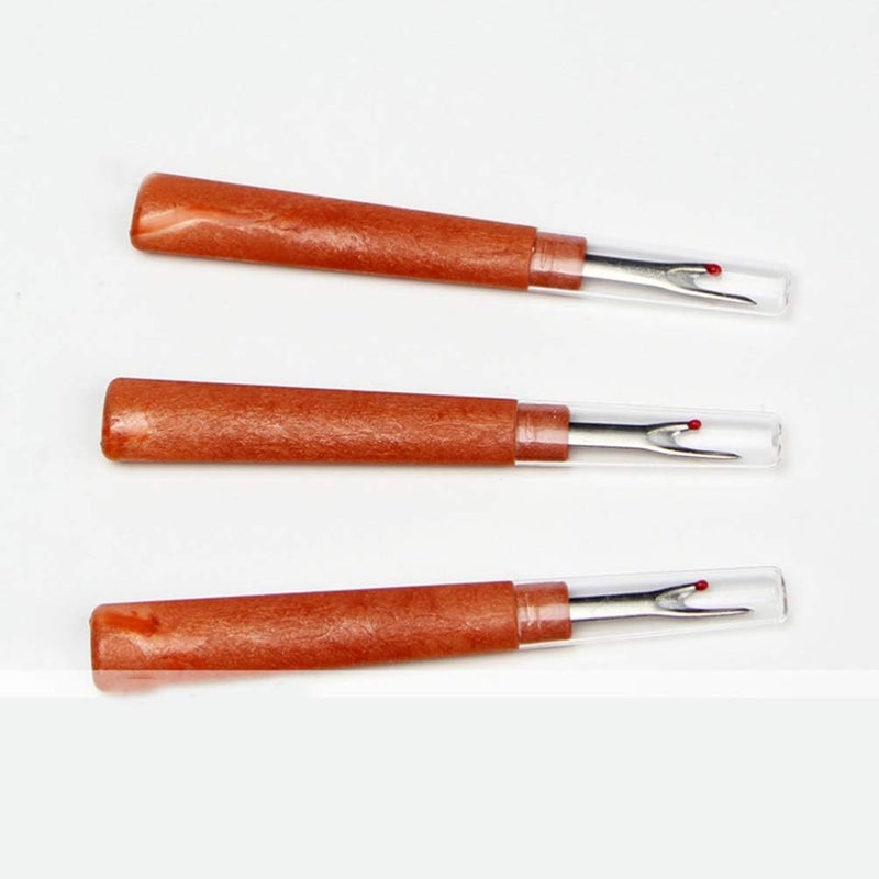 klarako 5PCS Seam Ripper Tool Wooden Handle Seam Sewing Thread Ripper Stitch Remover Tool for Embroidery, Quilting and Sewing - Image 3