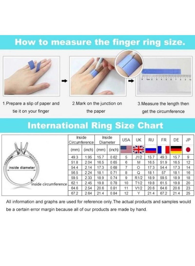 استراتيجية خاتم من الفضة الإسترليني عيار 925 مرصع بحجر الزركون المرصع بالألوان الذهبية - Image 5