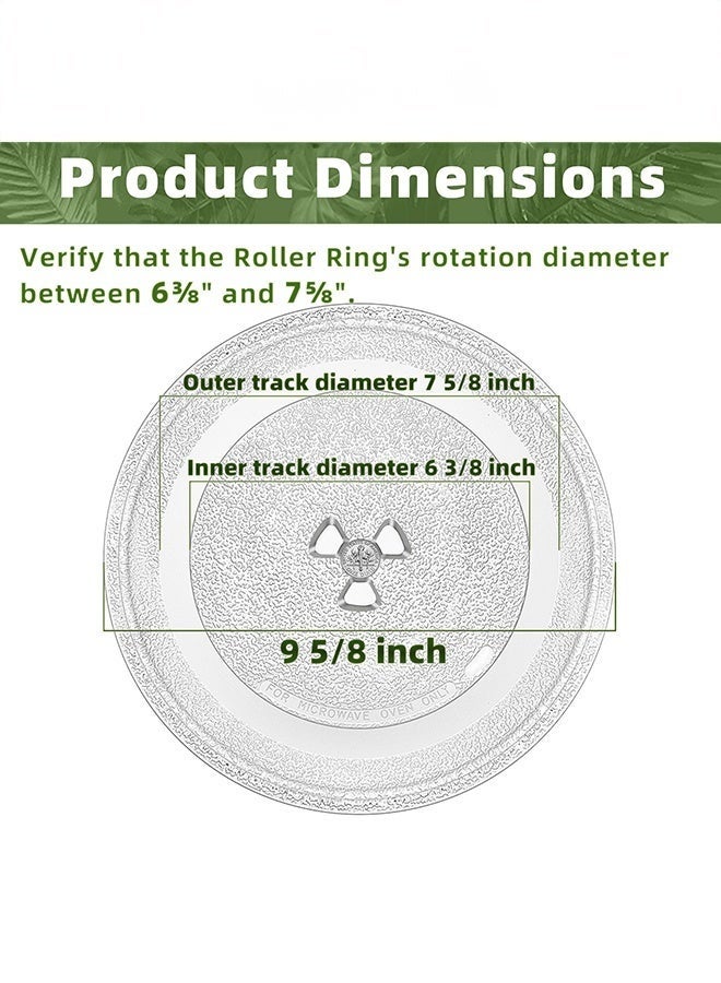 WALALLA Microwave Oven Glass Plate Replacement 24.5cm - Image 5