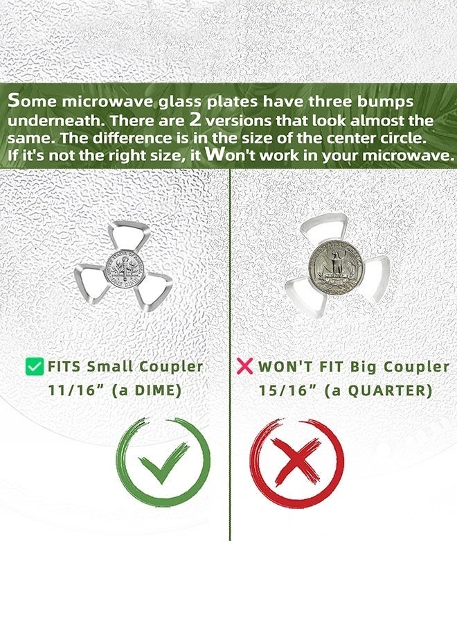 WALALLA Microwave Oven Glass Plate Replacement 24.5cm - Image 2