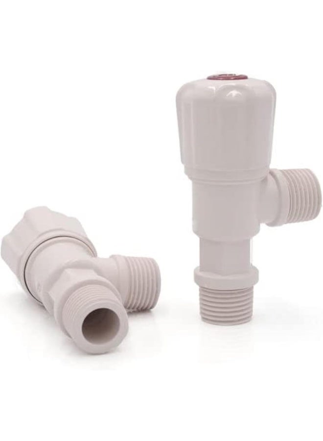 Royal Apex Pack Of 2 Pvc-U Water Supply Fittings Angle Valve - Image 2