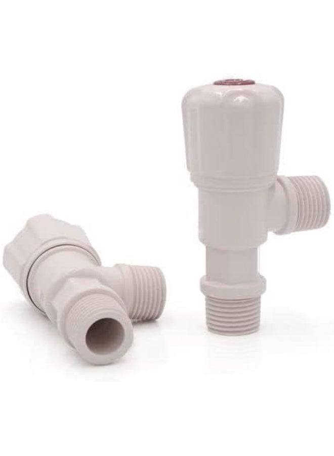 Royal Apex Pack Of 2 Pvc-U Water Supply Fittings Angle Valve - Image 3