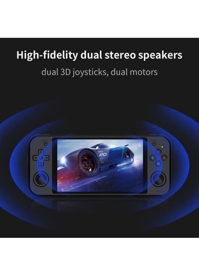 ANBERNIC  - RG552 Handheld Android/Linux Dual System Game Console, High-Speed EMMC 5.1, Built-in 6400 mAh Battery, 5.36-inch Touch Screen (16+64GB, 17000+ Games, Black) - Image 1