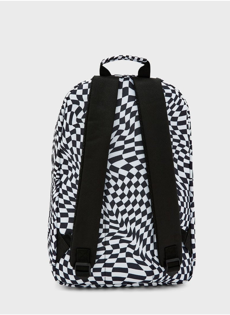 Swirl Printed Backpack