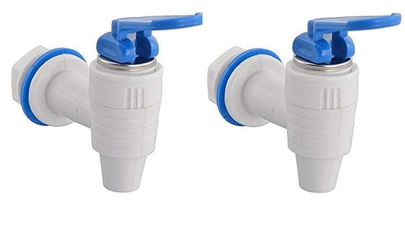CHIRAG DISTRIBUTION:- Plastic RO Tap for All RO Purifiers,White- Pack of 2 - Image 1