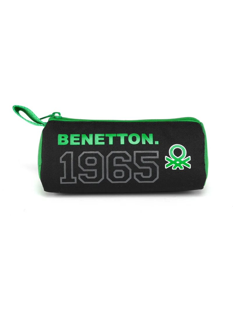 UNITED COLORS OF BENETTON 1965 Logo Printed Boy Triangular Pencil Case