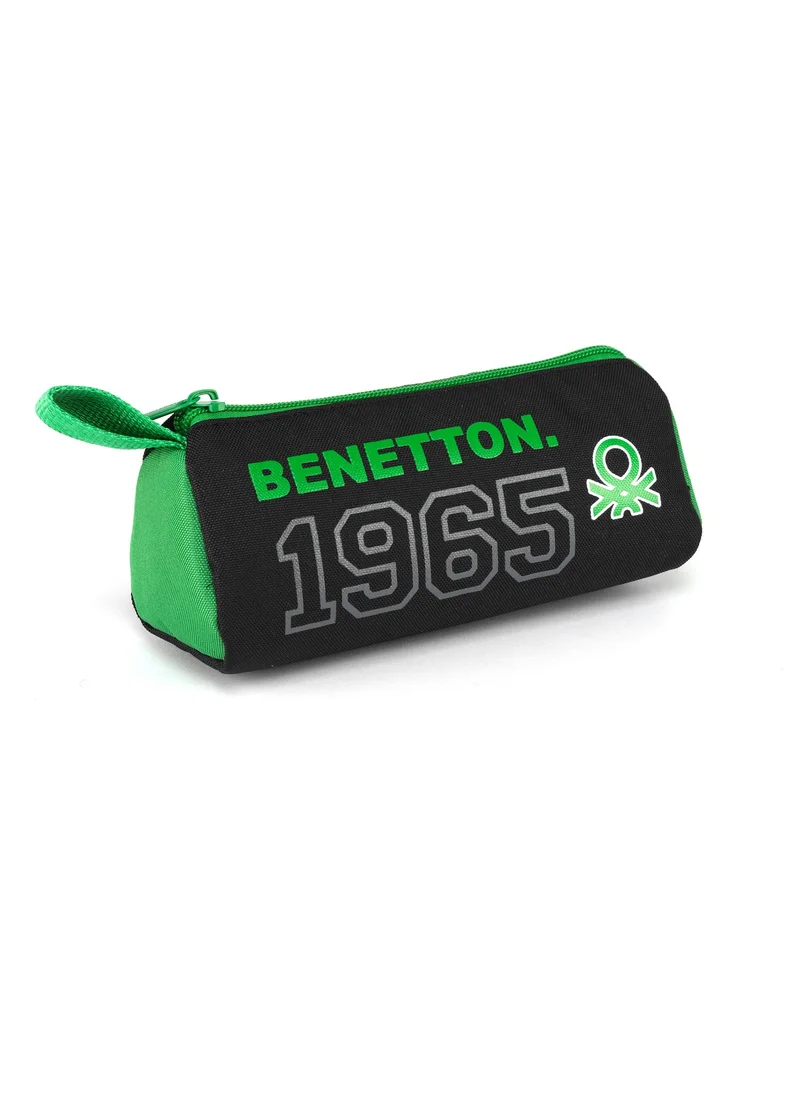 UNITED COLORS OF BENETTON 1965 Logo Printed Boy Triangular Pencil Case