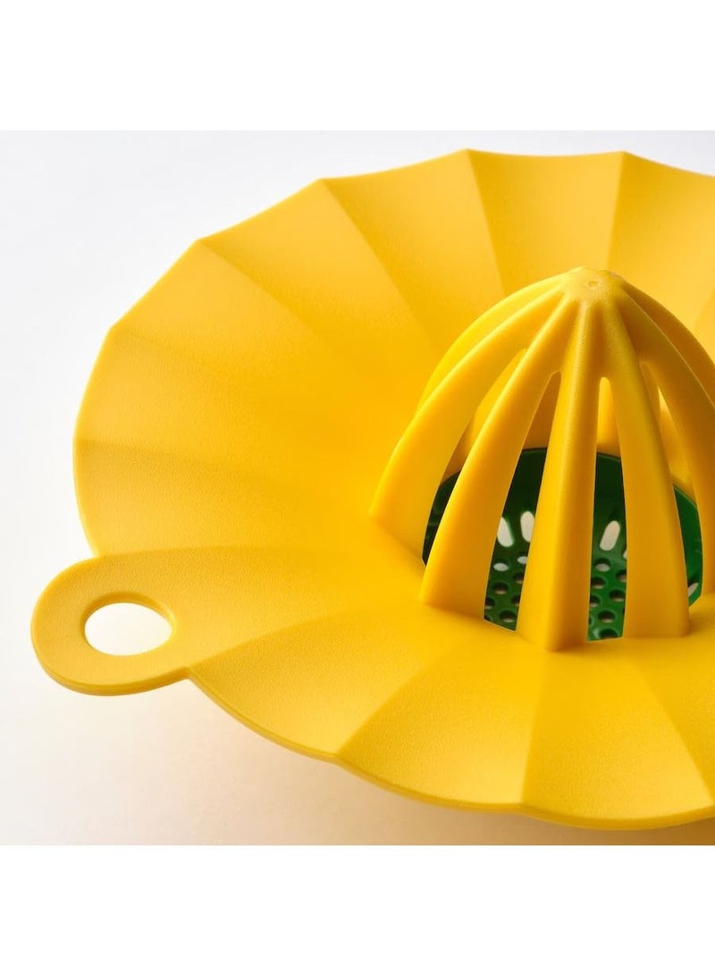 Bright yellow/bright green lemon squeezer 15 cm  - Image 3