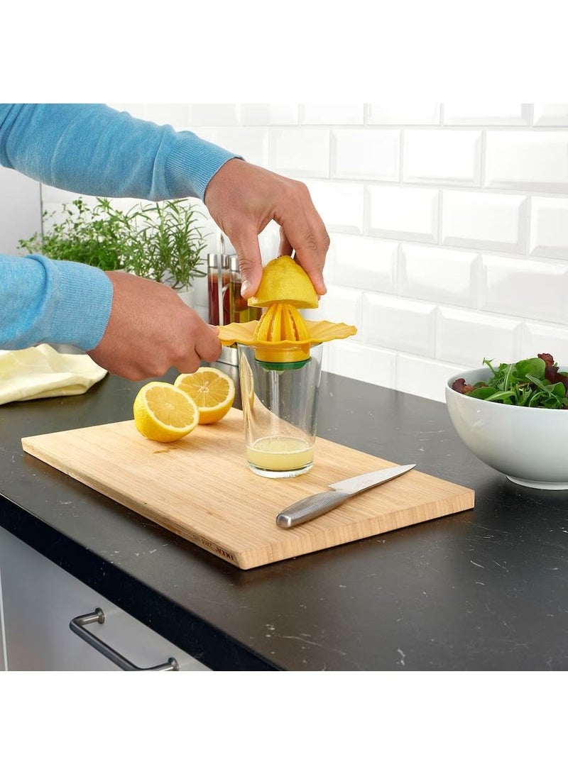 Bright yellow/bright green lemon squeezer 15 cm  - Image 5