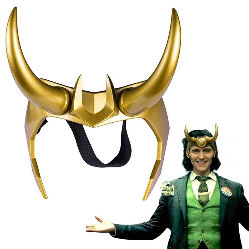 CAFELE Superhero Helmet Horns Cosplay 2021 TV Superhero Series Movie Thor Ragnarok Crown Mask Cosplay Halloween Costume Accessories - Image 2
