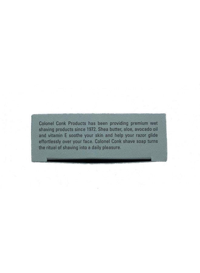 Col Conk Colonel Ichabod Conk AMBER Super Bar Shave Soap 3-3/4 oz - Extra Large Size - Image 3