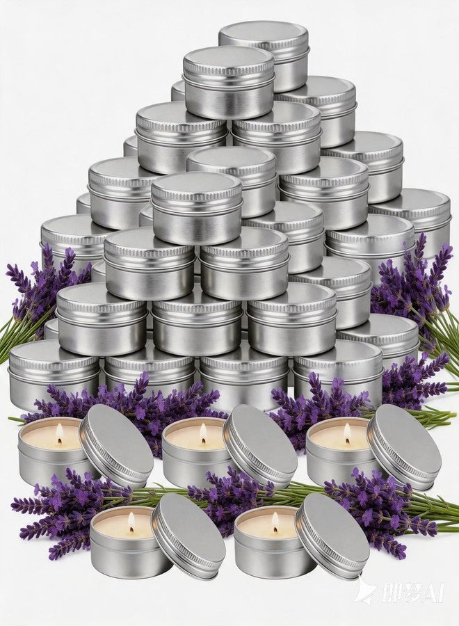 Trxvxo 100 Pcs 1 Oz Mini Lavender Scented Soy Candle Set, Bulk Wedding Favors for Guests, Party Favors & Gifts, Perfect for Wedding, Baby Shower, Birthday, Home Decor & Event Supplies - Image 1
