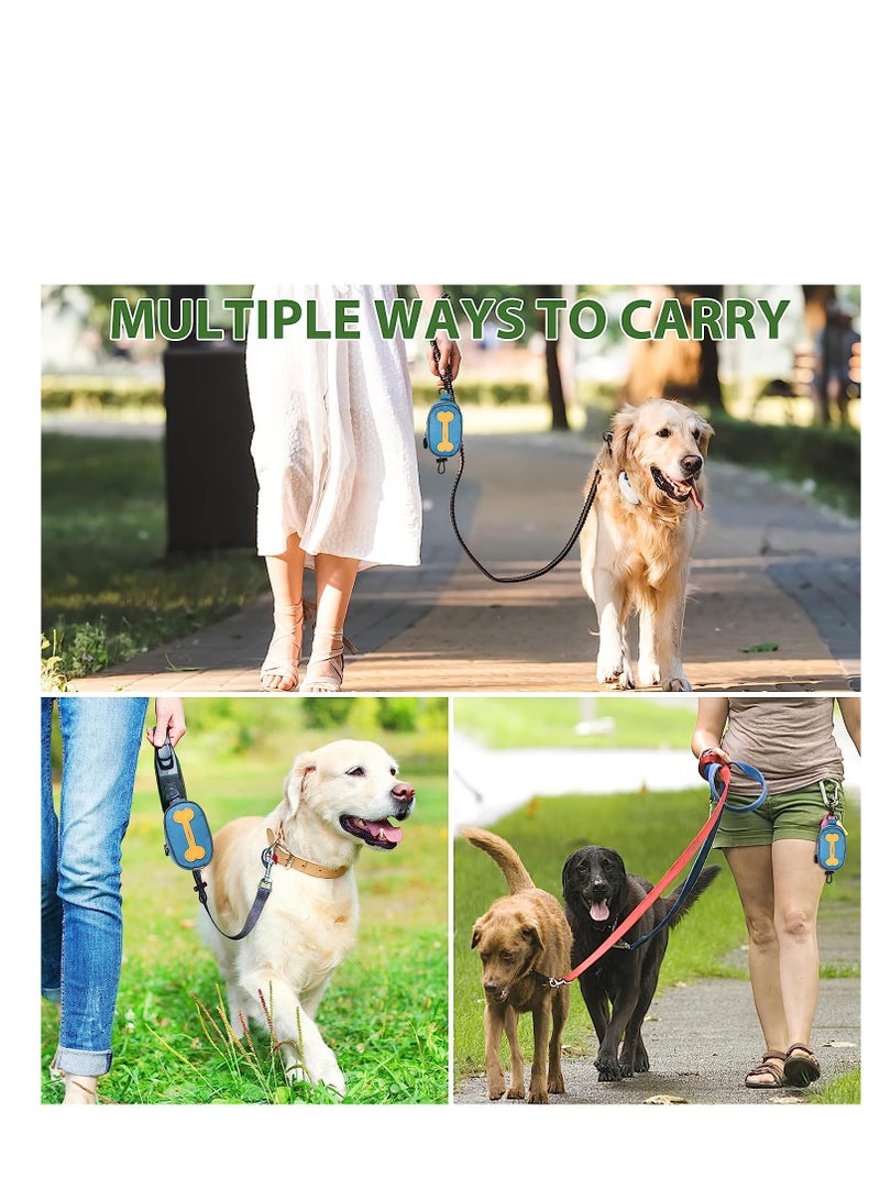 Dog Bags Leak Proof and Extra Thick Waste Bags With Dog Bag Dispenser Fits Any Dog Leash 15 Counts 9 Rolls Lavender Scented Doggie Bags and 1 Bag Holder